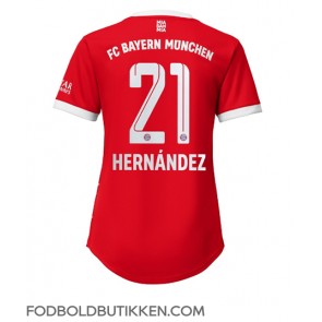 Bayern Munich Lucas Hernandez #21 Hjemmebanetrøje Dame 2022-23 Kortærmet